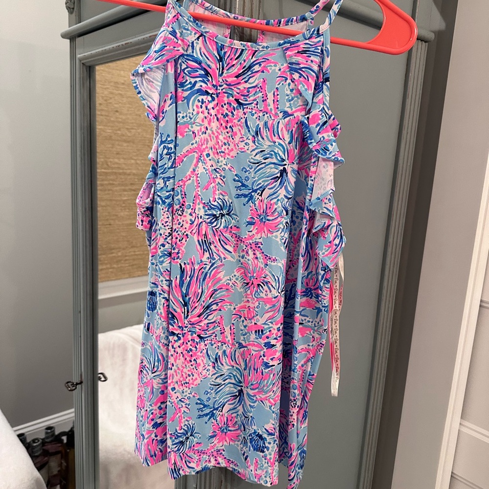 Lilly Pulitzer Pink and Blue Tank Top
